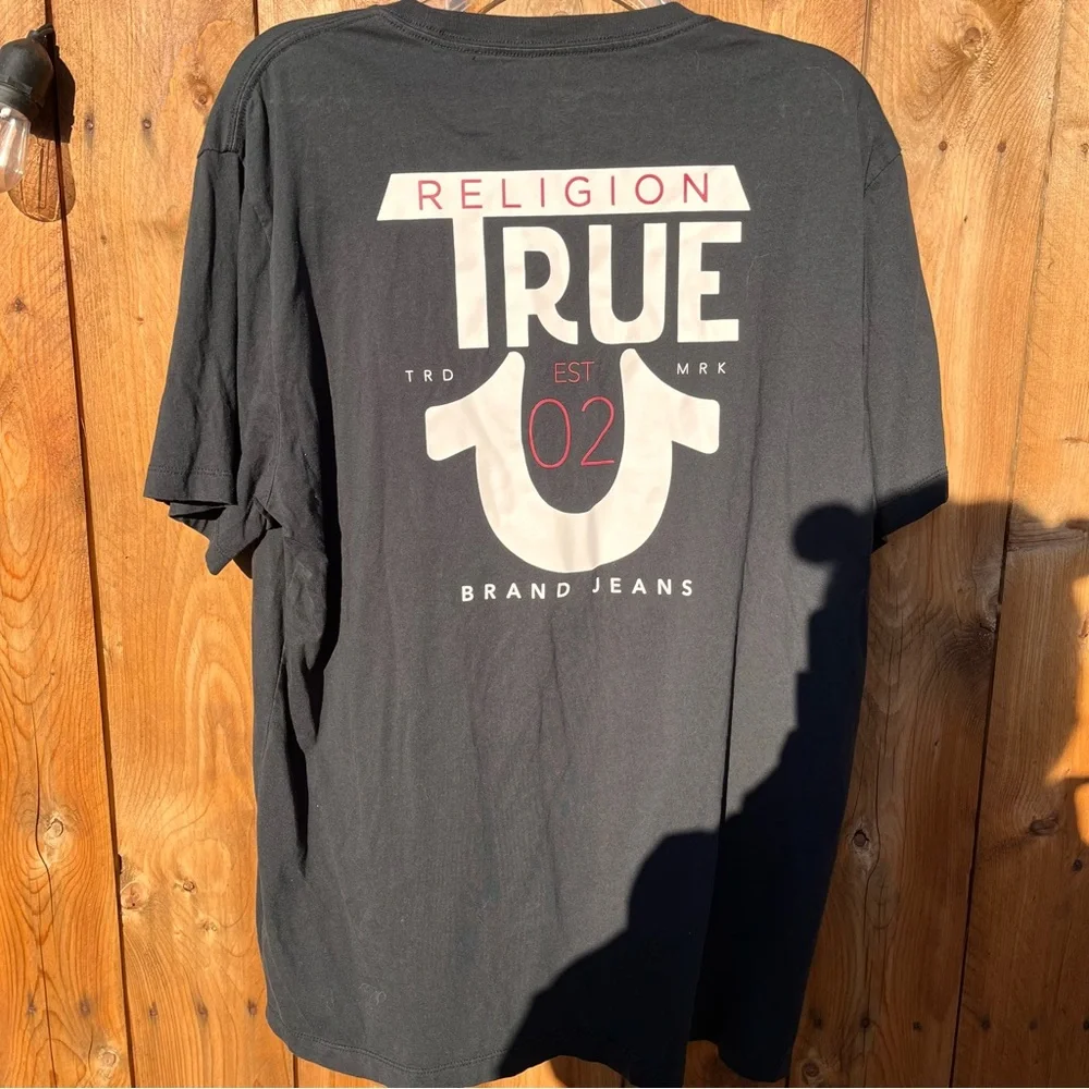True Religion Black T-shirt